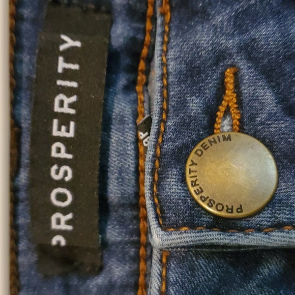 Prosperity distressed blue jeans - Picture 3 of 8